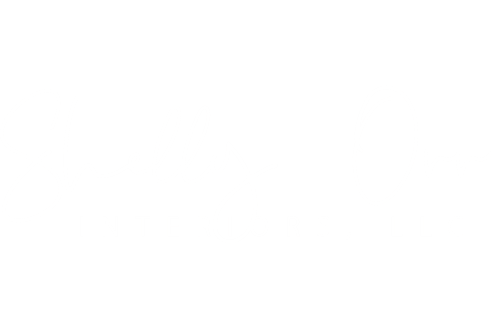 Shelly Orr Interiors, LLC logo in white (50% opacity)